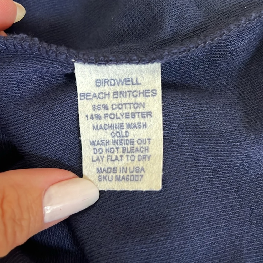 Mens Birdwell Terry Blue Polo - Picture 5 of 6